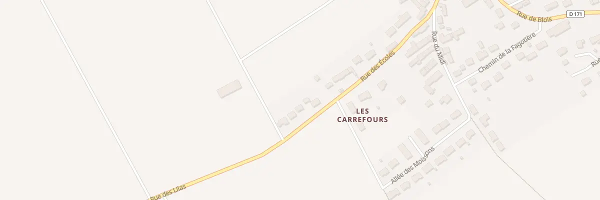 Plan du 28 Rue des Ecoles à Marolles