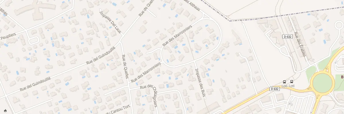 Plan du 8 Rue des Marronniers à Plaisance-du-Touch