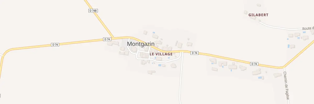 Plan du 32 Le Village à Montgazin