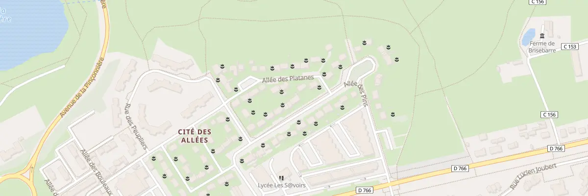 Plan du 12 All des Pins à Blois