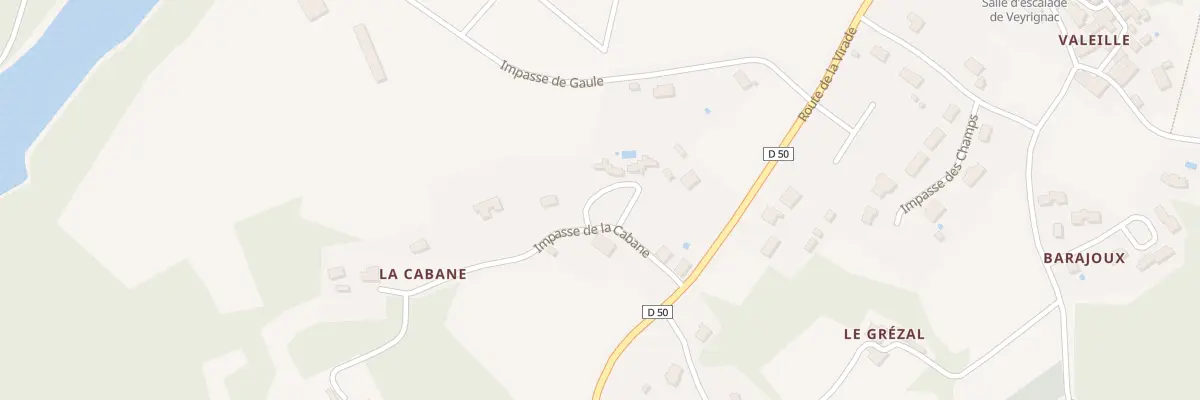 Plan du 102 Imp de la Cabane à Veyrignac