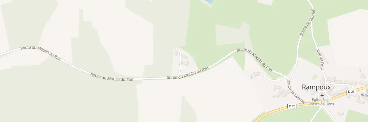 Plan du 5024 Les Curades à Rampoux