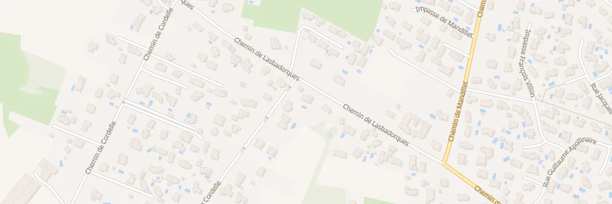 Plan du 27 Che de Lasbadorques à Cornebarrieu