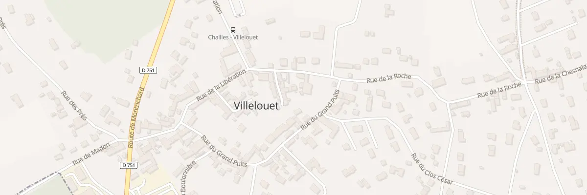Plan du 4 Rue de la Roche à Chailles