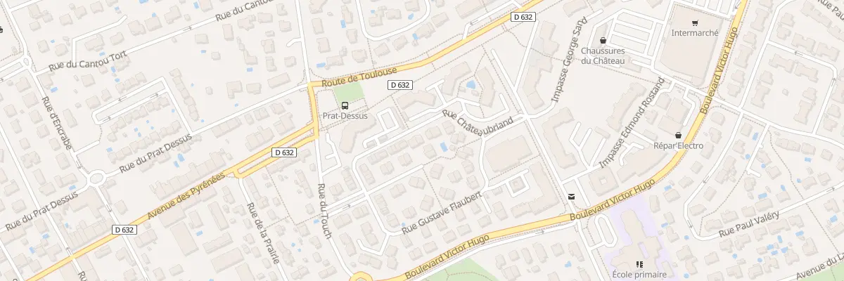Plan du 30 Rue Châteaubriand à Plaisance-du-Touch