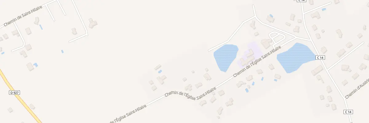 Plan du 431 Che de l’Eglise Saint Hilaire à Montauban