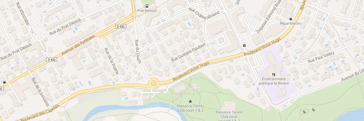 Plan du 8 Rue Gustave Flaubert à Plaisance-du-Touch