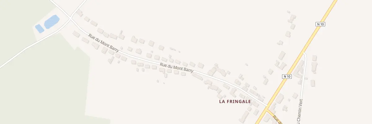Plan du 28 Rue du Mont Barry à La Chapelle-du-Noyer