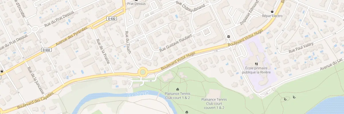 Plan du 6 Rue Gustave Flaubert à Plaisance-du-Touch