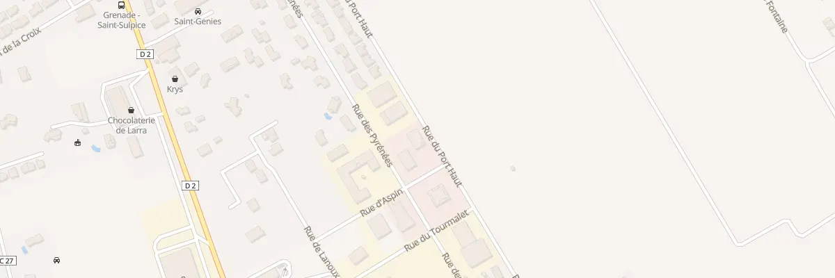 Plan du 86 Rue du Port Haut à Grenade