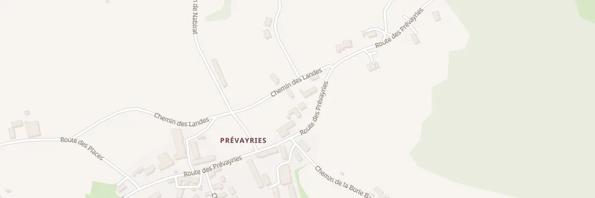 Plan du 5058 Les Prevayries à Léobard
