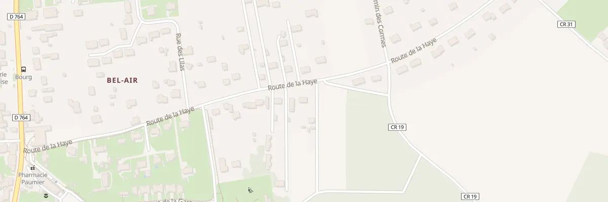 Plan du 33 Rte de la Haye aux Montils