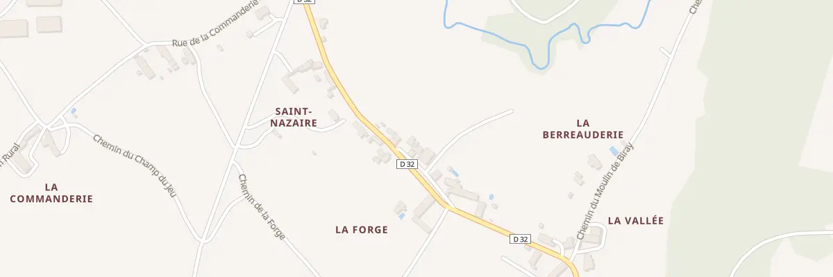 Plan du 7 Rte de Prissac à Oulches