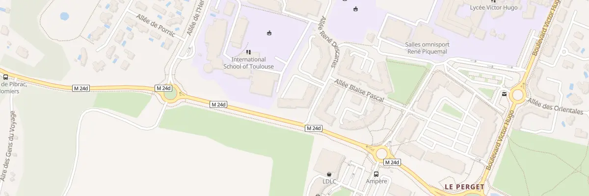 Plan du 44 All René Descartes à Colomiers