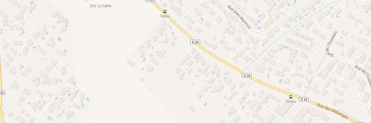 Plan du 24 Rue des Mésanges à Plaisance-du-Touch