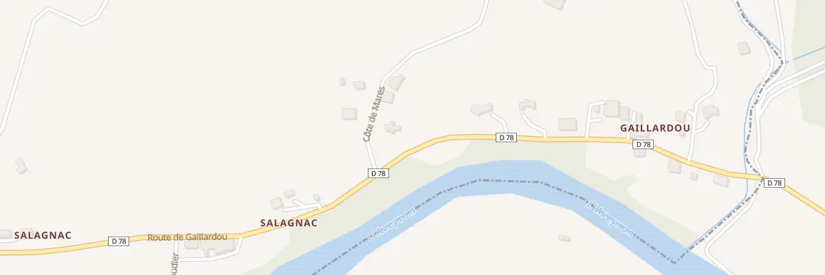 Plan du 66 Cote de Mares à Montastruc