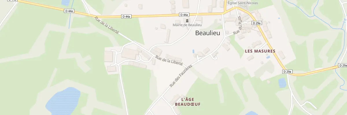 Plan du 4 Rue de la Liberté à Beaulieu