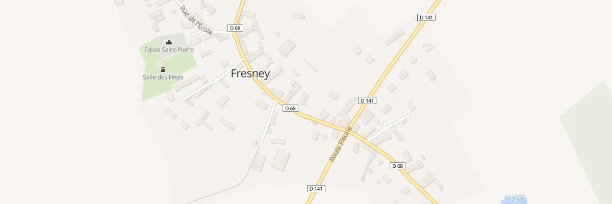 Plan du 9 Rte St Pierre à Fresney