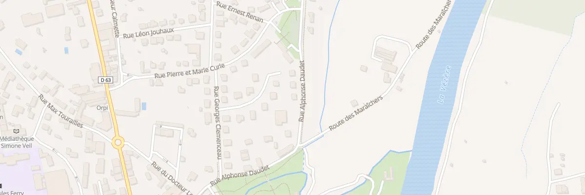 Plan du 17 Rue Alphonse Daudet à Terrasson-Lavilledieu