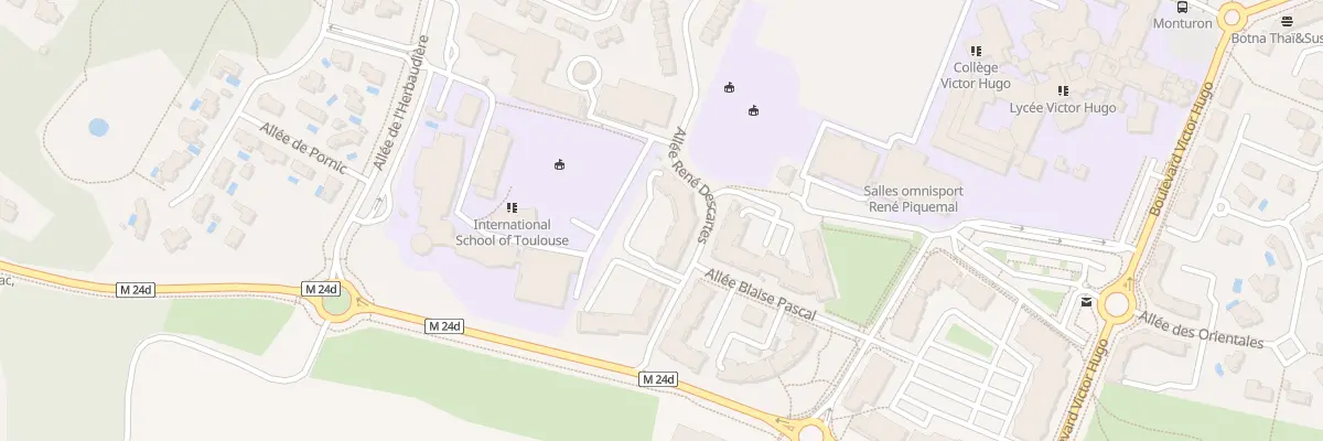 Plan du 42 All René Descartes à Colomiers