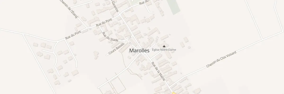Plan du 15 Rue de la Mairie à Marolles