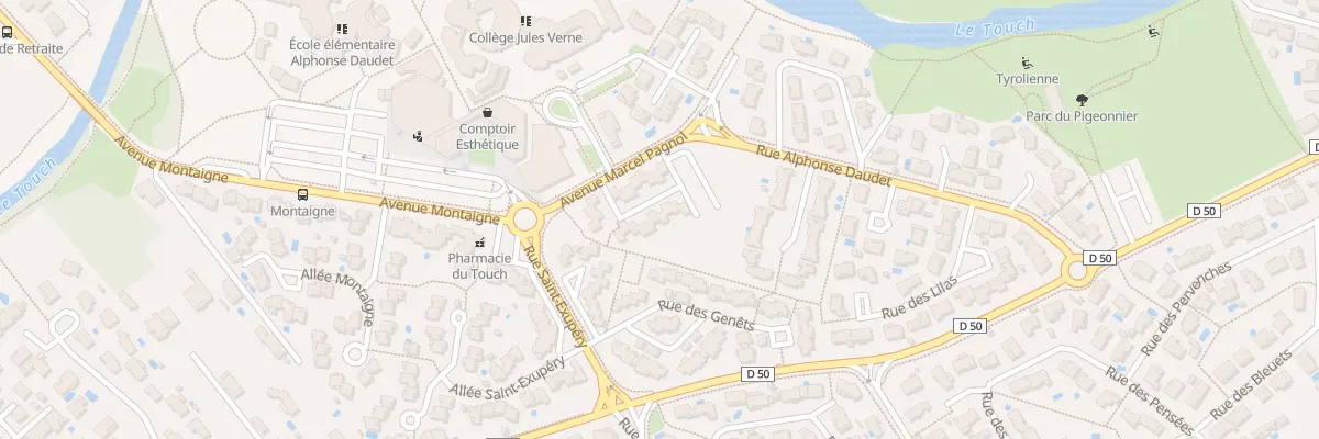Plan du 20 Rue Bougainvillees à Plaisance-du-Touch