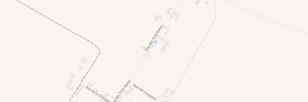 Plan du 16 Rue des Trois Mares à Bailleau-le-Pin