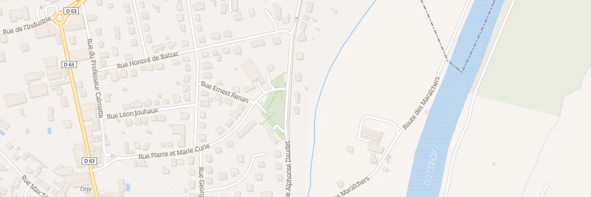 Plan du 42 Rue Alphonse Daudet à Terrasson-Lavilledieu