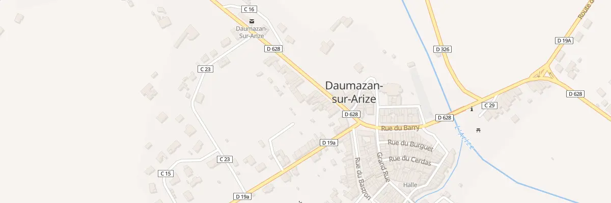 Plan du 19 Rte de Toulouse à Daumazan-sur-Arize