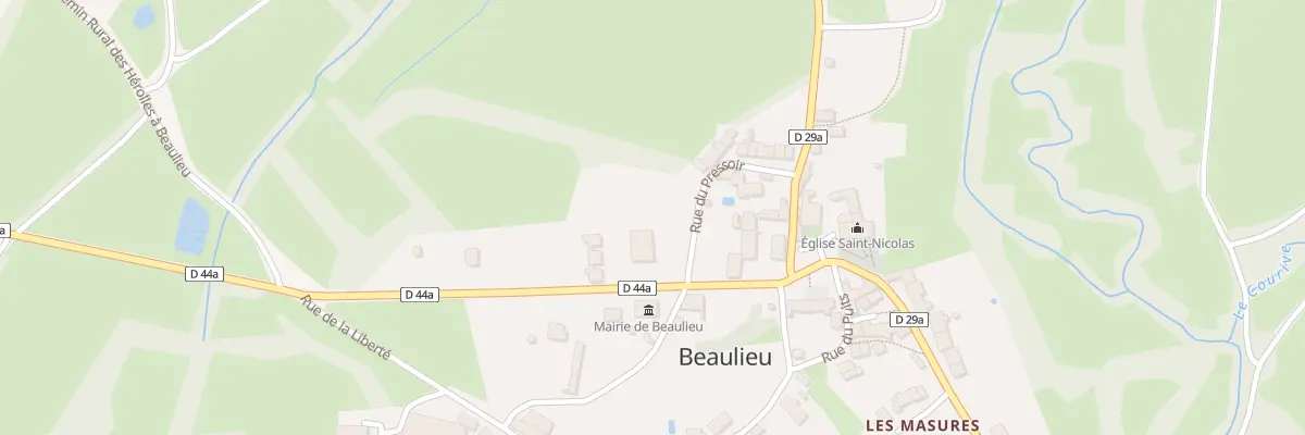 Plan du 5005 Rue de la Mairie à Beaulieu