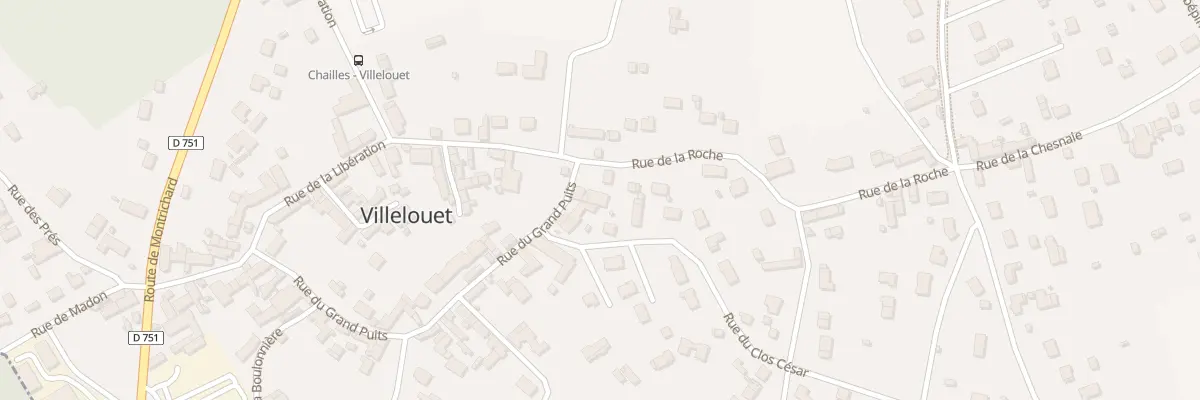 Plan du 28 Rue du Grand Puits à Chailles
