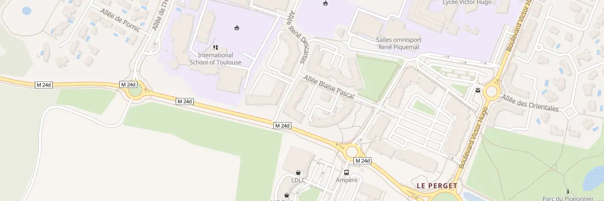 Plan du 35 All René Descartes à Colomiers