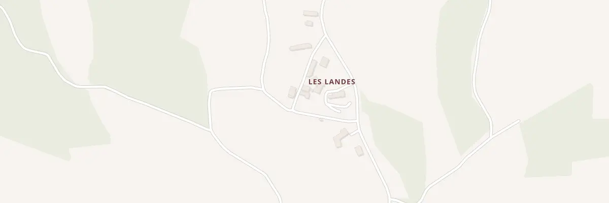 Plan du 3 Les Landes à Palluau-sur-Indre