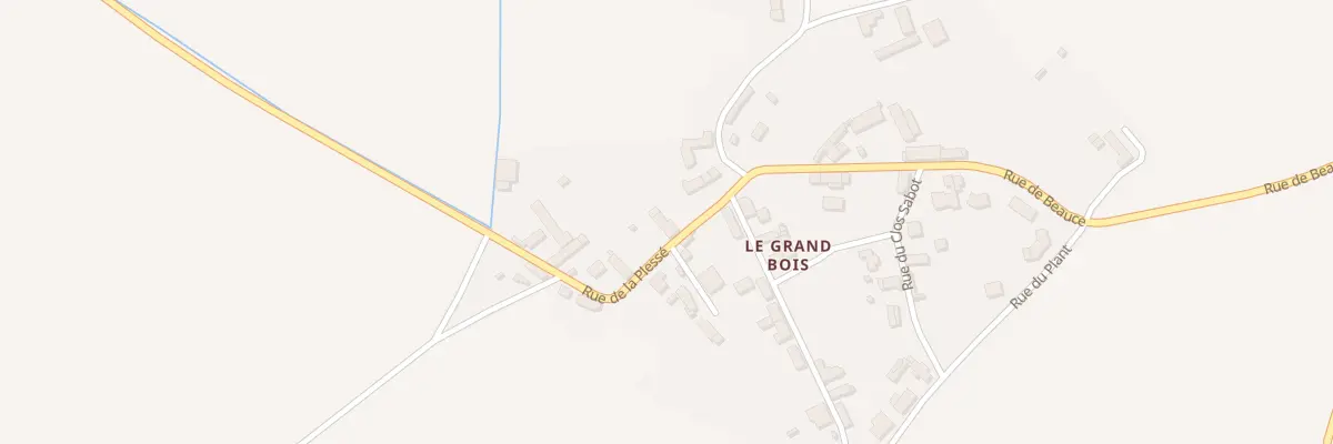 Plan du 2 Rue de la Plesse à Saumeray