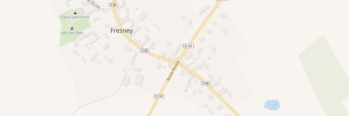 Plan du 3 Rte Fleurie à Fresney