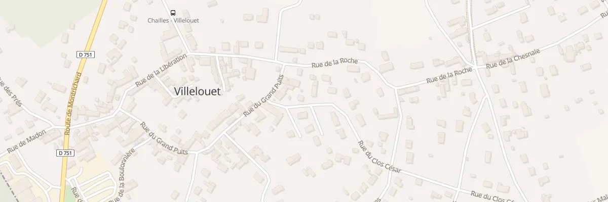 Plan du 3 Rue du Clos César à Chailles