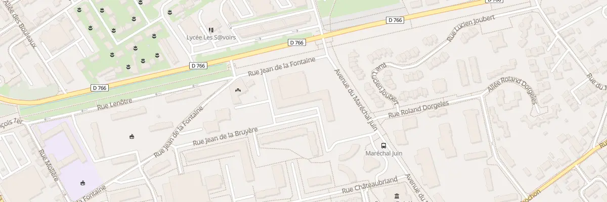 Plan du 3 Av du Marechal Juin à Blois