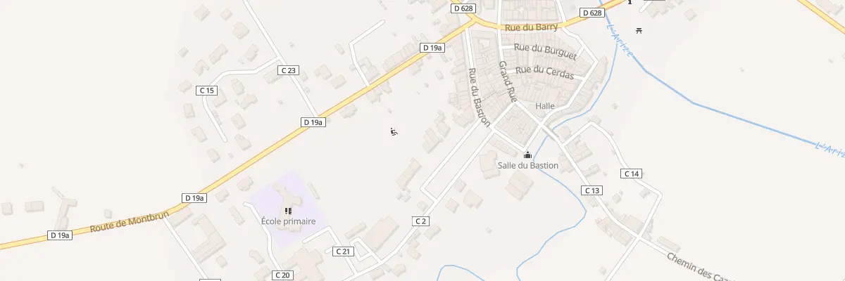 Plan du 8 Pl du Champ de Mars à Daumazan-sur-Arize
