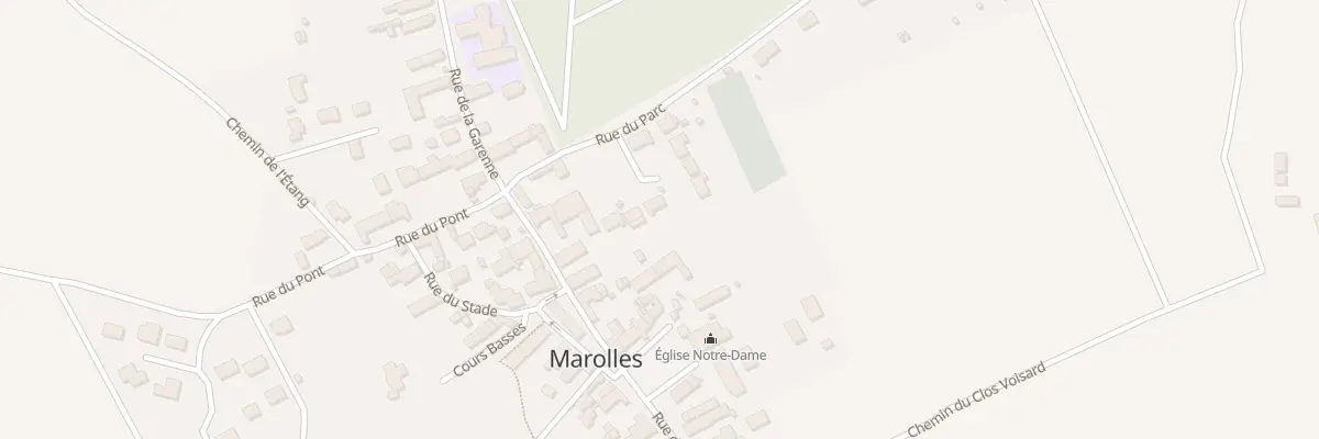 Plan du 6A Clos de l’Eglise à Marolles