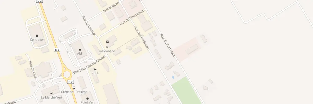 Plan du 1429 Rue des Pyrénées à Grenade