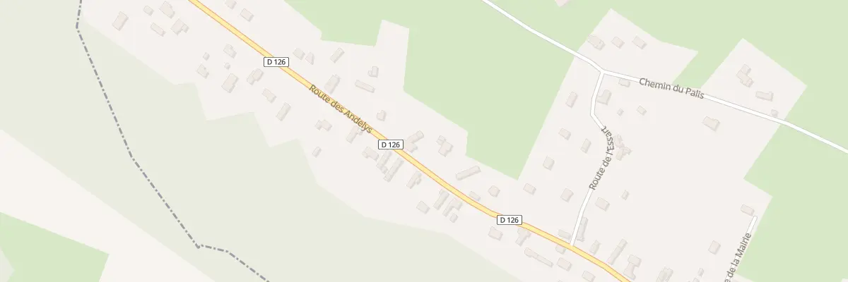 Plan du 578 Rte des Andelys à Amfreville-les-Champs