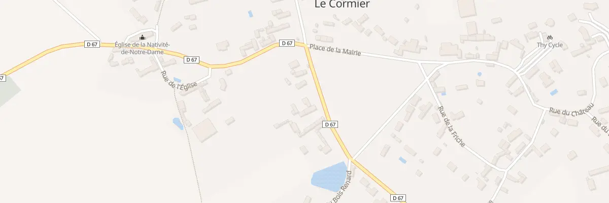 Plan du 34 Pl de la Mairie au Cormier