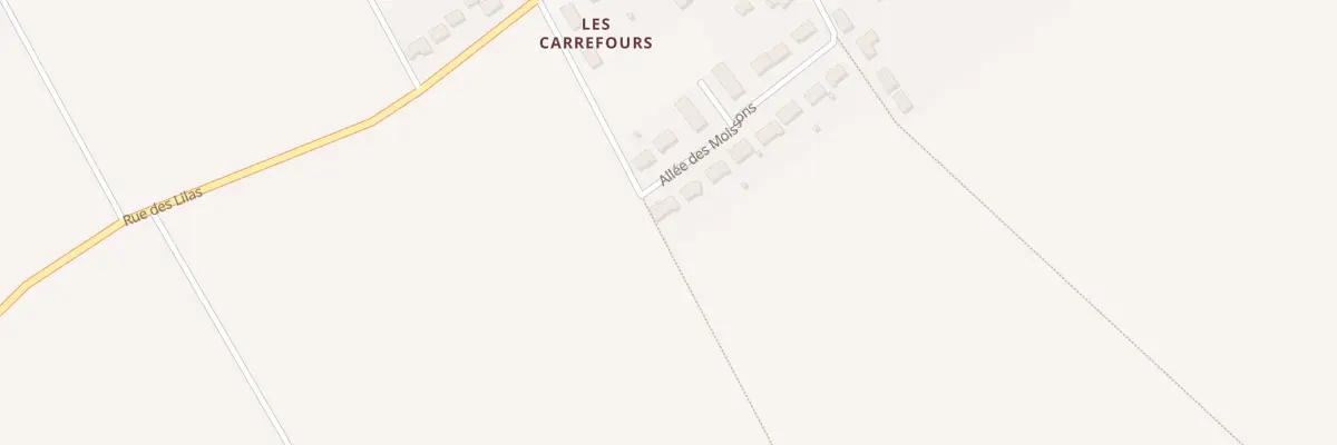 Plan du 15 All des Moissons à Marolles
