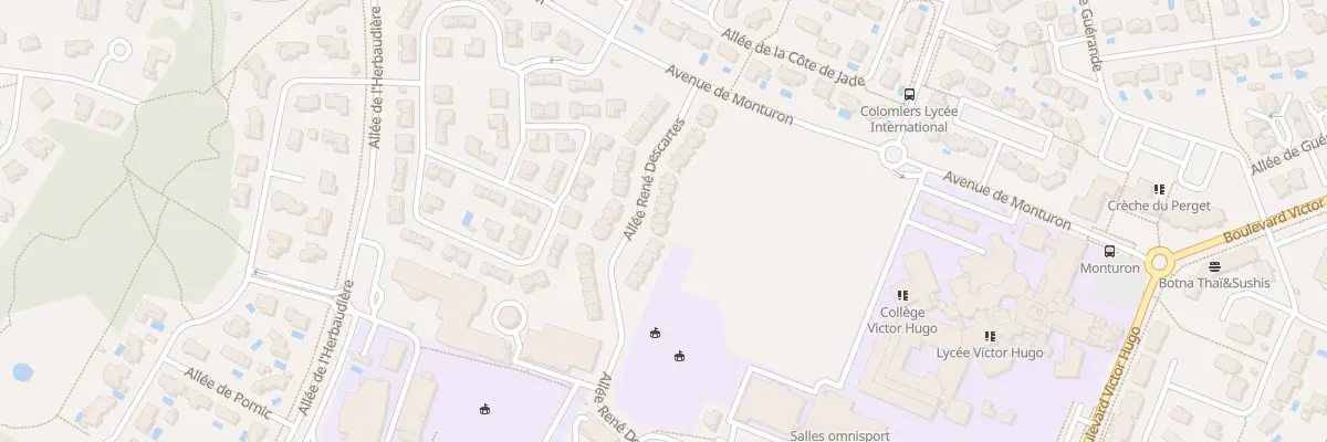 Plan du 21 All René Descartes à Colomiers