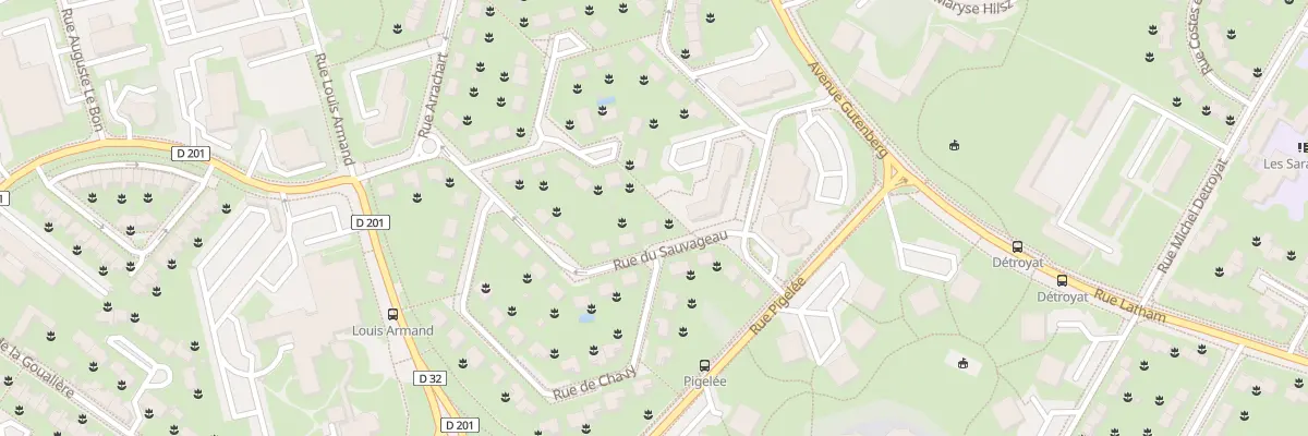 Plan du 16 Rue du Sauvageau à Blois