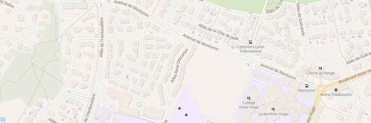 Plan du 11 All René Descartes à Colomiers
