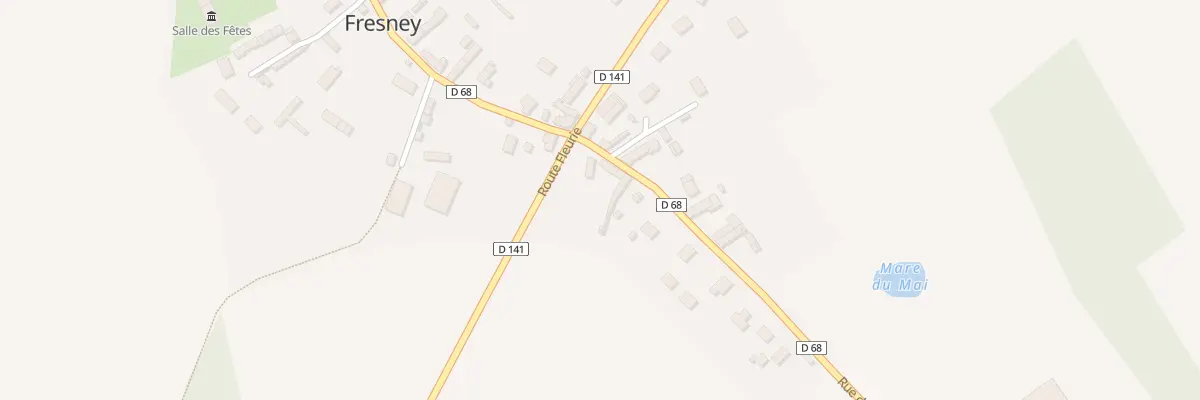 Plan du 2 Rte de la Lande à Fresney
