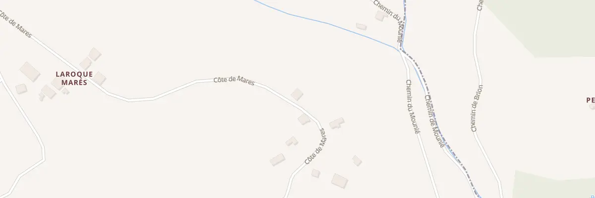 Plan du 516 Cote de Mares à Montastruc