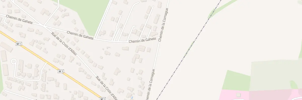 Plan du 21 Che de Lacornague à Mondonville