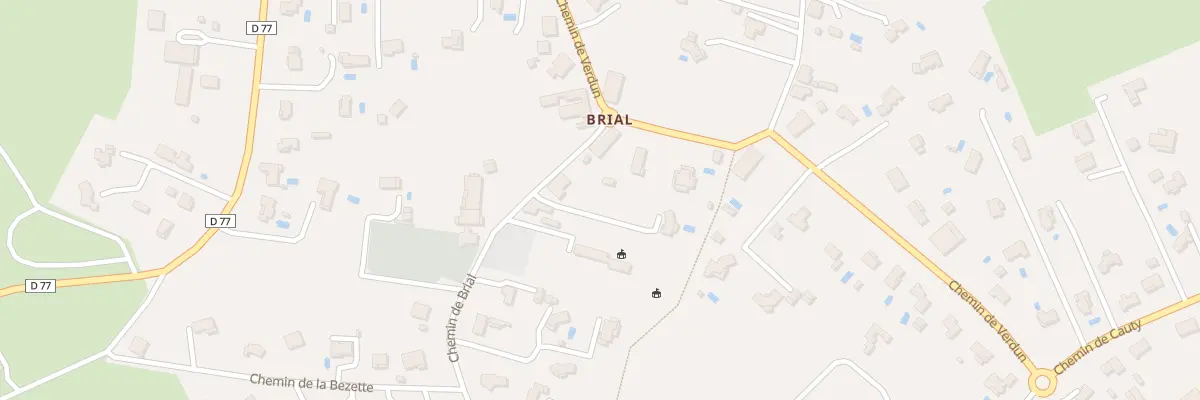 Plan du 55 Che de Brial à Bressols